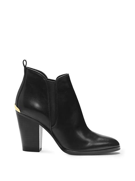 michael kors brandy leather ankle cowboy boots|Leather & Suede Boots & Ankle Boots .